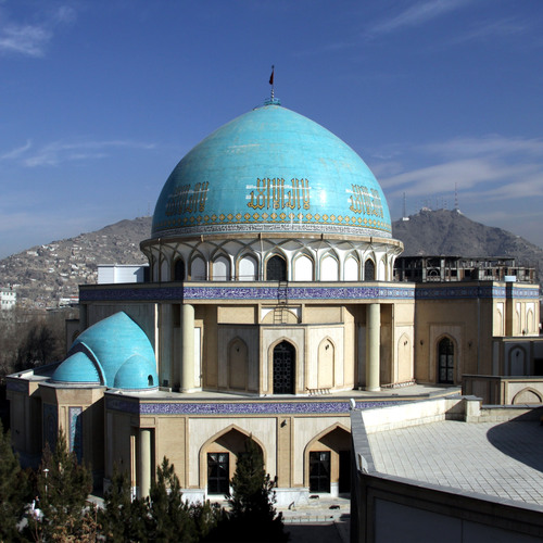 Mosquée afghane situé à Kaboul