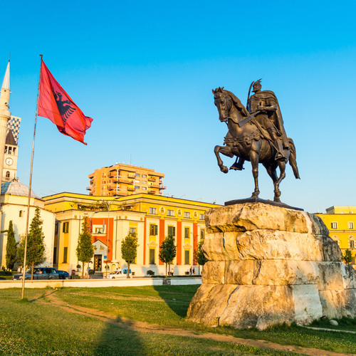 Tirana, capitale de l'Albanie
