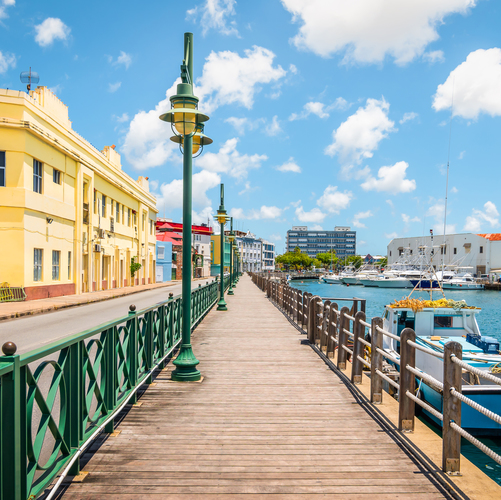 Bridgetown, capitale de la Barbade 