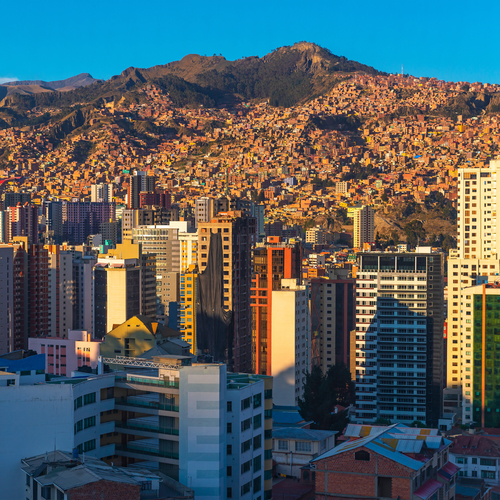 Ville bolivienne de La Paz 