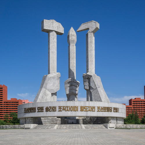 Monument coréen situé à Pyongyang