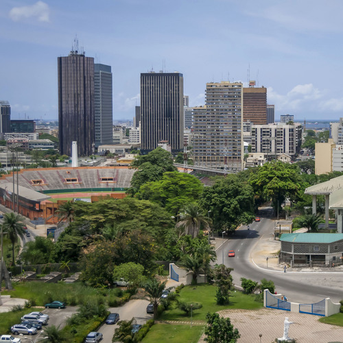 Abidjan, capitale de la Côte d'Ivoire