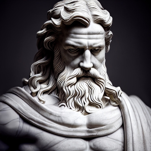 Statue de la divinité Zeus