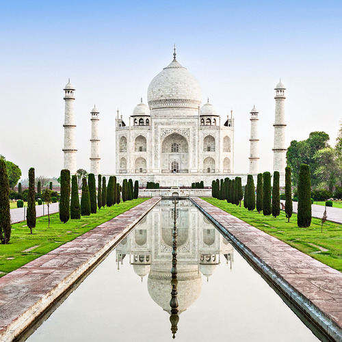 Taj Mahal, un monument indien situé à Agra