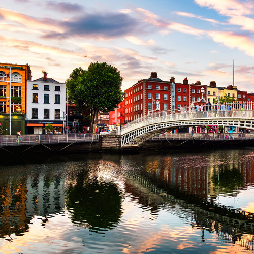 Dublin, capitale de l'Irlande