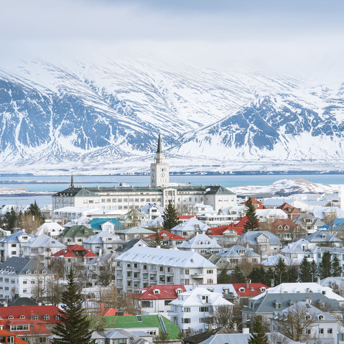 Reykjavik, capitale de l'Islande 