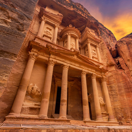 Ruines jordaniennes de Petra 
