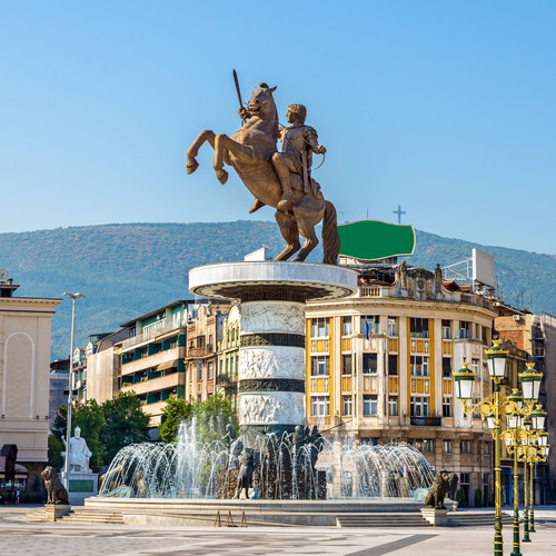 Skopje, capitale de la Macédoine du Nord
