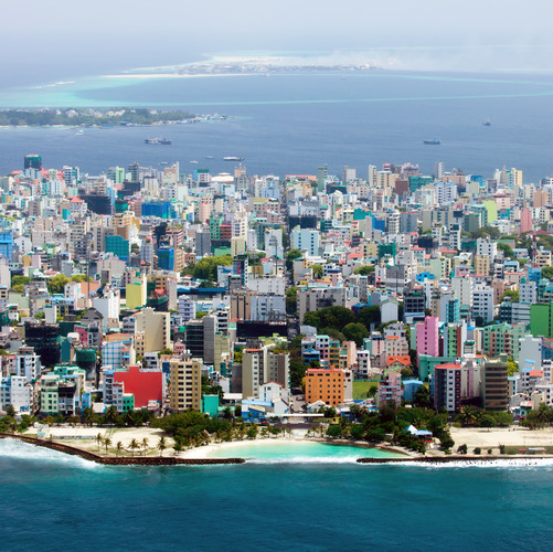 Malé, capitale des Maldives 