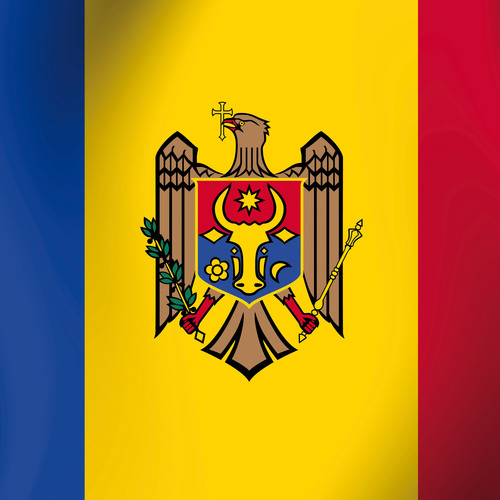 Drapeau de la Moldavie
