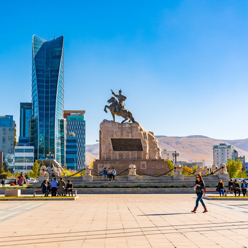 Oulan-Bator, capitale de la Mongolie