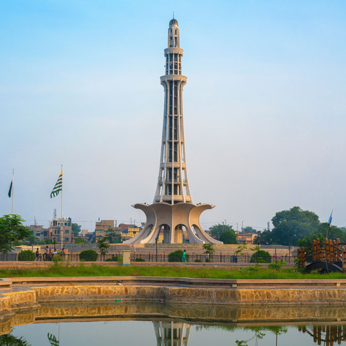 Monument pakistanais situé à Lahore 