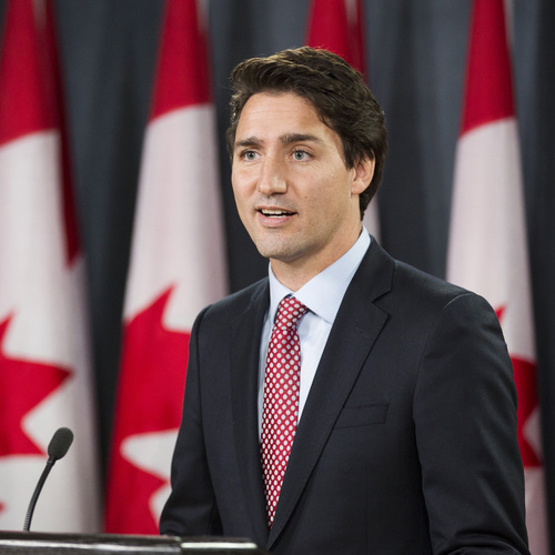 Premier ministre canadien - Justin Trudeau