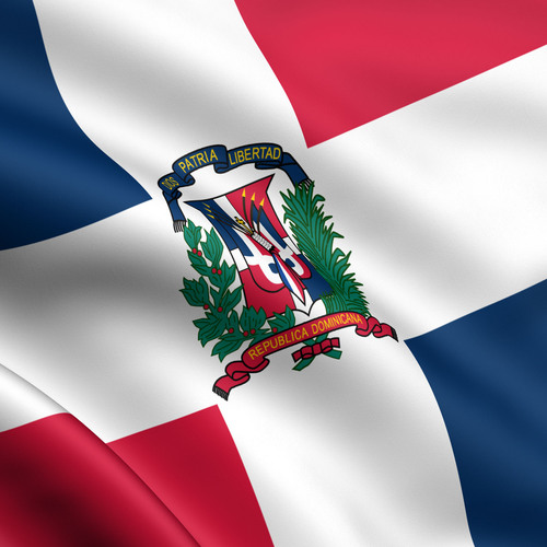 Drapeau de la République Dominicaine