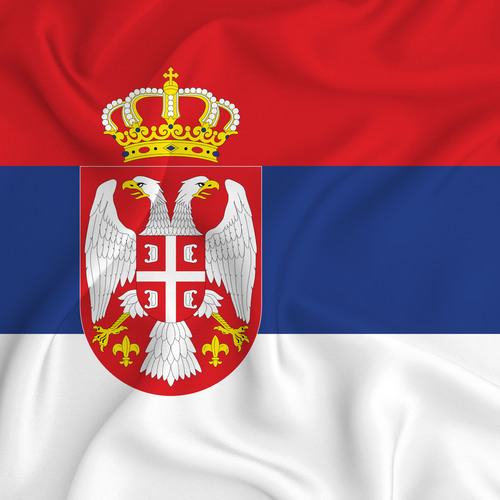 Drapeau de la Serbie 
