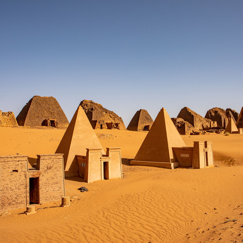 Pyramides soudanaises situé à Khartoum