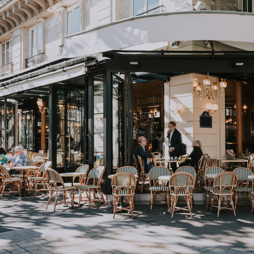 Terrasse de restaurant à Paris