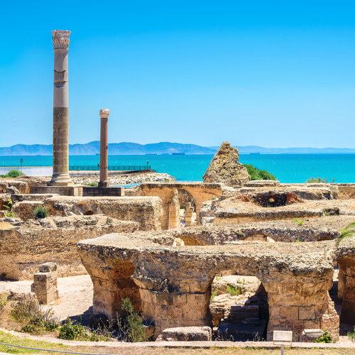 Ruines tunisienne situé à Tunis