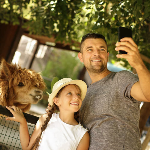 Selfie au zoo !